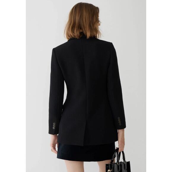 J. Crew Evening Blazer-Jacket in Italian Double-Cloth Wool Blend Size 24 - Picture 3 of 10